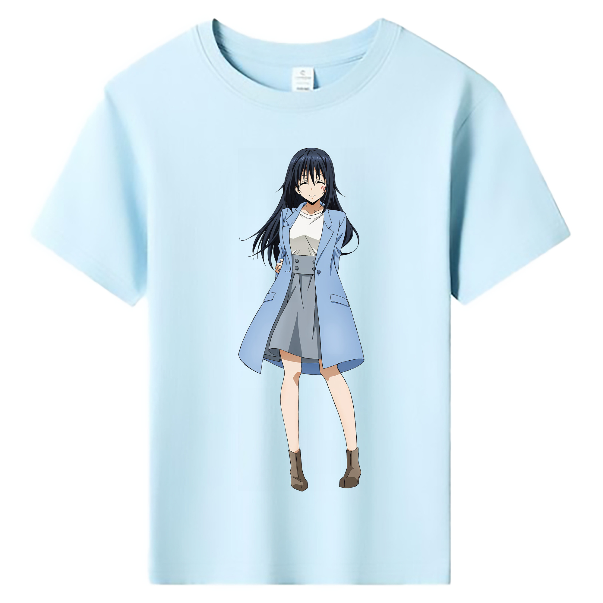 （画像用） 転スラ Regarding Reincarnated to Slime 綿100％キッズTシャツ（フロントプリント）